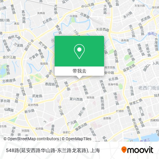 548路(延安西路华山路-东兰路龙茗路)地图