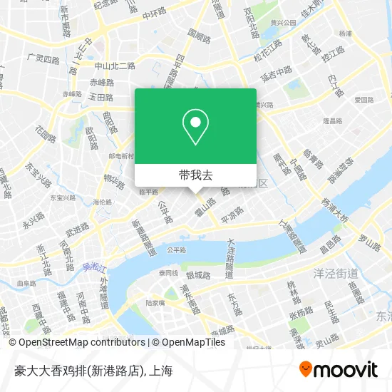 豪大大香鸡排(新港路店)地图
