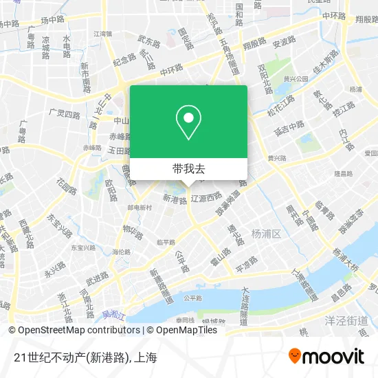 21世纪不动产(新港路)地图