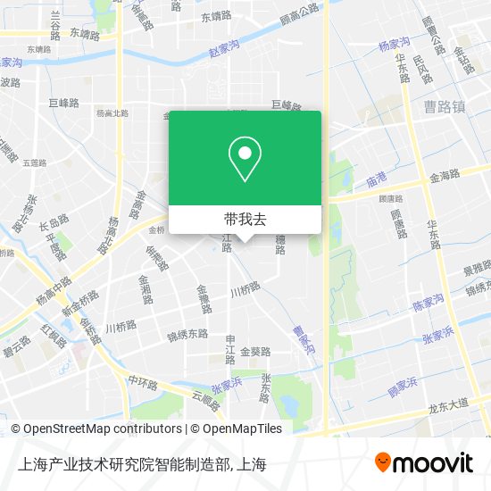 上海产业技术研究院智能制造部地图