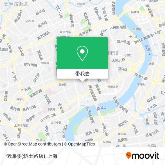 佬湘楼(斜土路店)地图