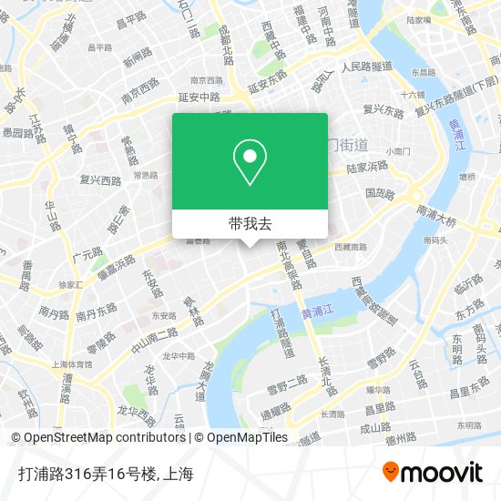 打浦路316弄16号楼地图
