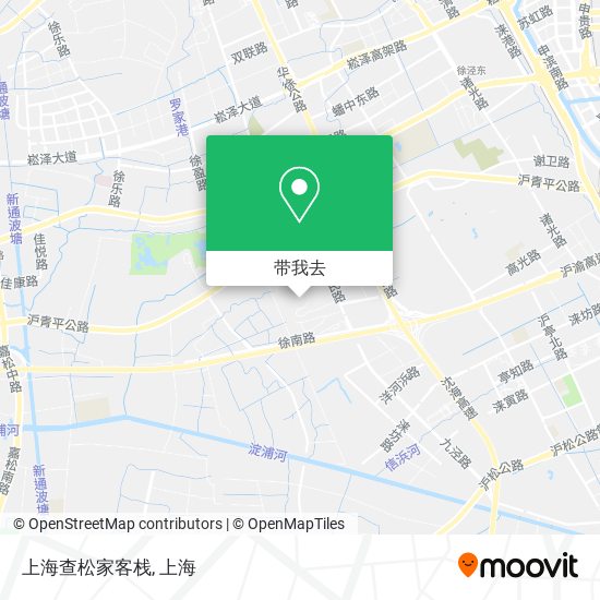 上海查松家客栈地图