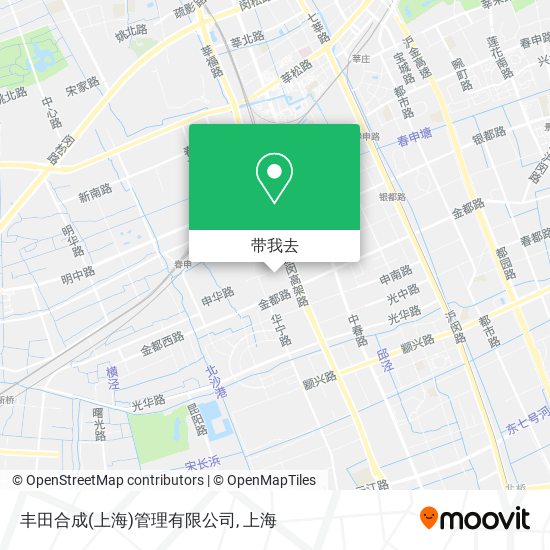 丰田合成(上海)管理有限公司地图
