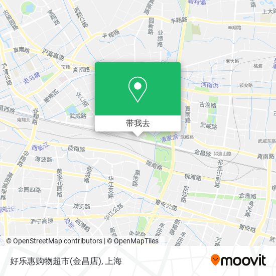 好乐惠购物超市(金昌店)地图