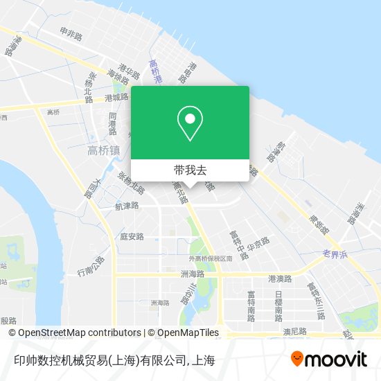 印帅数控机械贸易(上海)有限公司地图