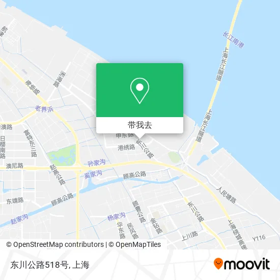 东川公路518号地图