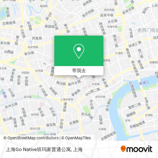 上海Go Native班玛家普通公寓地图