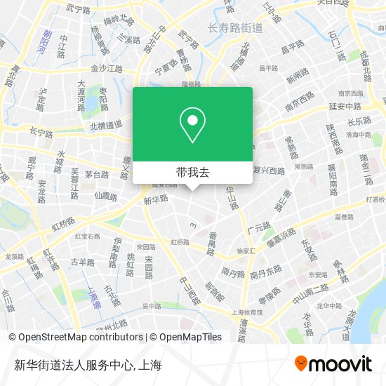 新华街道法人服务中心地图