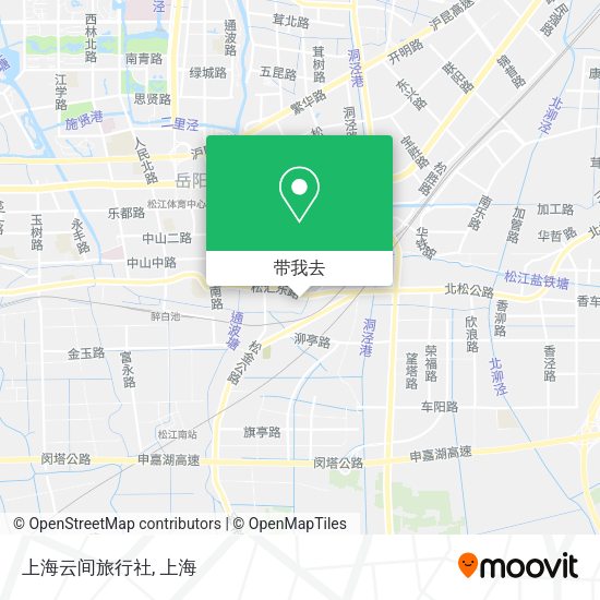 上海云间旅行社地图
