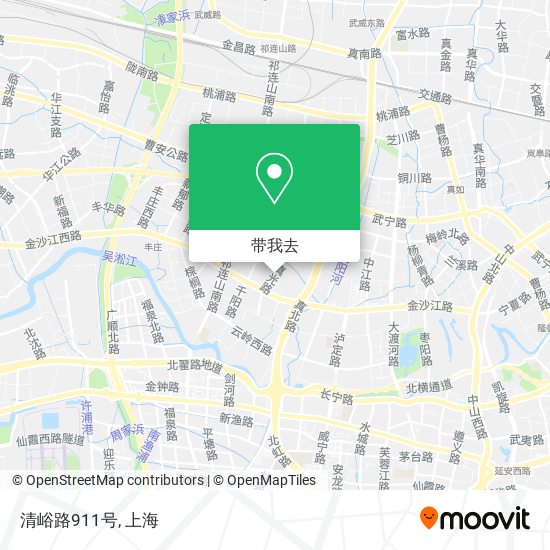 清峪路911号地图