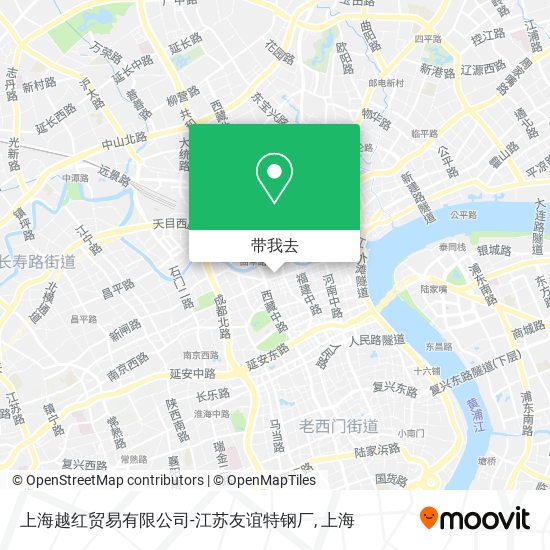 上海越红贸易有限公司-江苏友谊特钢厂地图