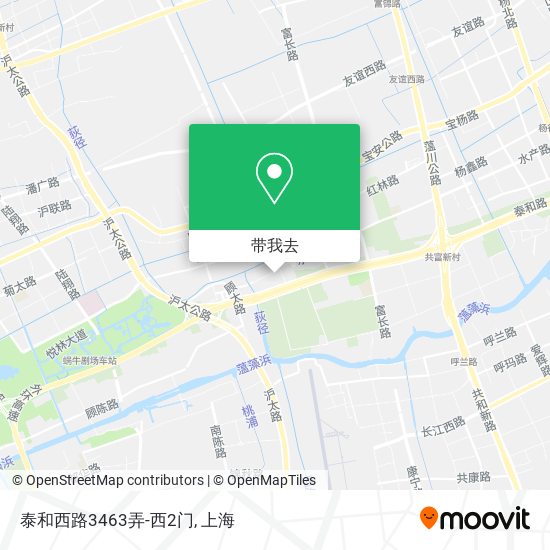泰和西路3463弄-西2门地图
