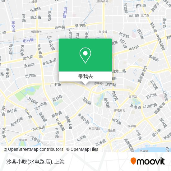 沙县小吃(水电路店)地图