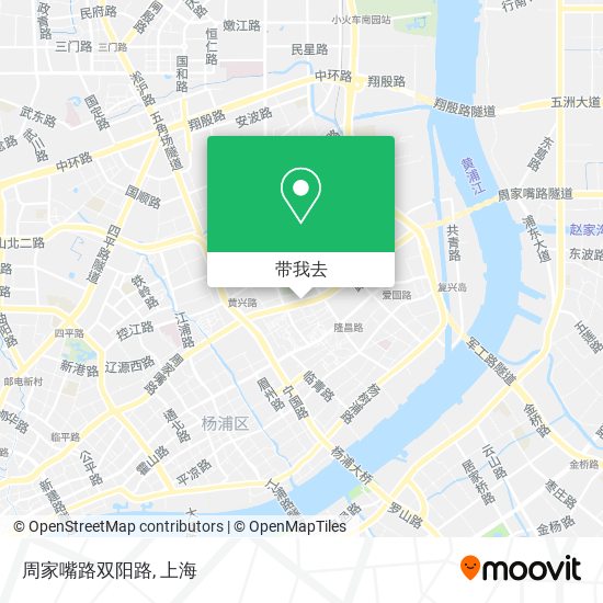 周家嘴路双阳路地图