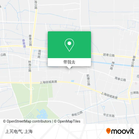上芃电气地图