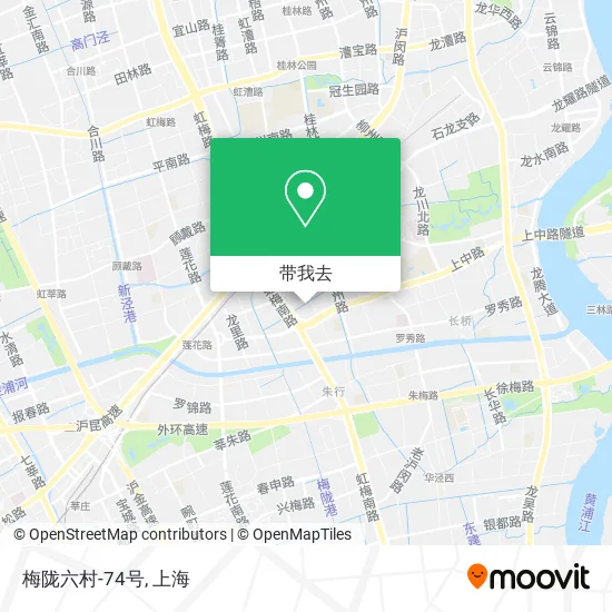 梅陇六村-74号地图