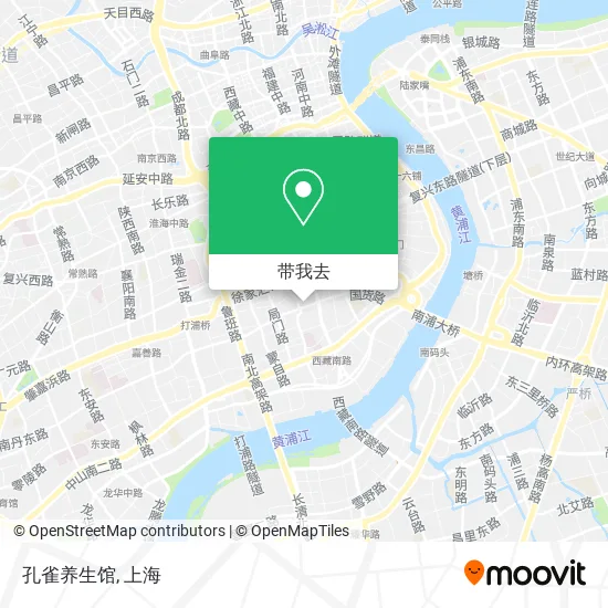 孔雀养生馆地图