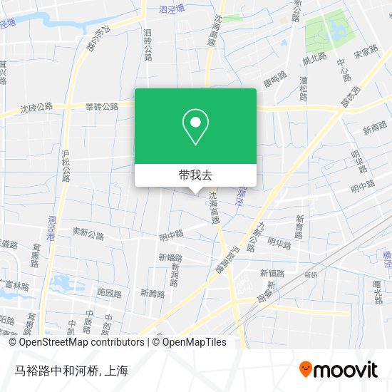 马裕路中和河桥地图