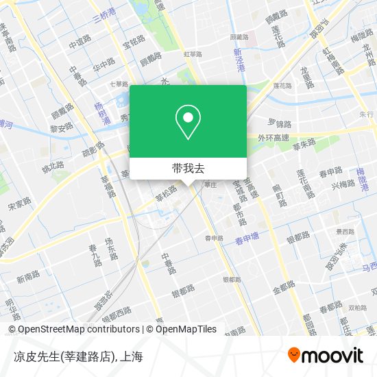 凉皮先生(莘建路店)地图