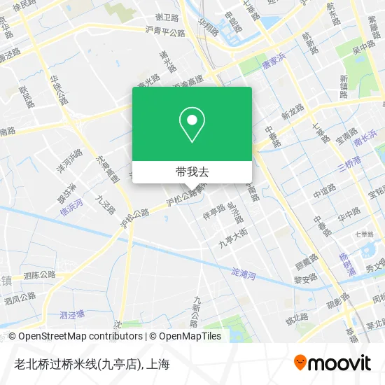 老北桥过桥米线(九亭店)地图
