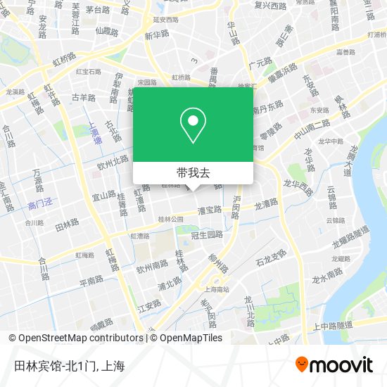 田林宾馆-北1门地图