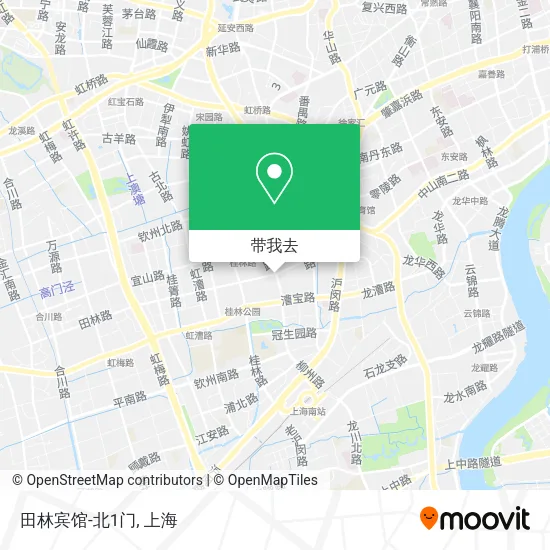 田林宾馆-北1门地图