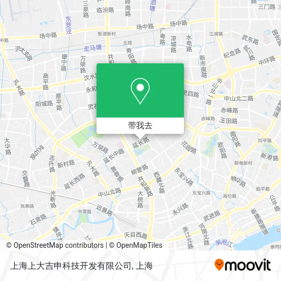 上海上大吉申科技开发有限公司地图