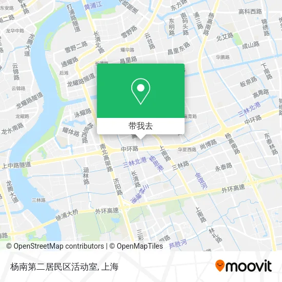 杨南第二居民区活动室地图