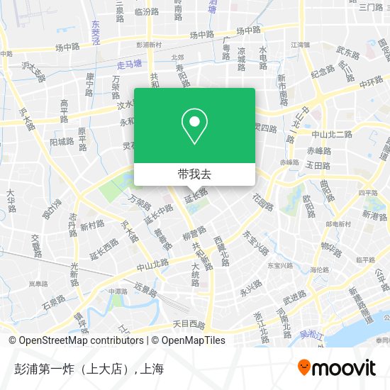 彭浦第一炸（上大店）地图