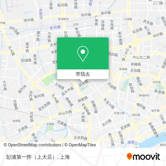 彭浦第一炸（上大店）地图