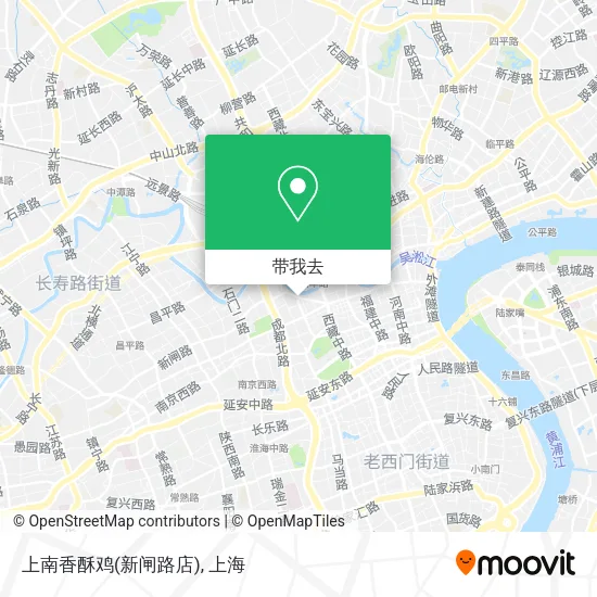 上南香酥鸡(新闸路店)地图