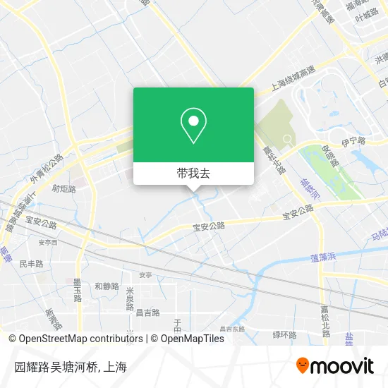 园耀路吴塘河桥地图