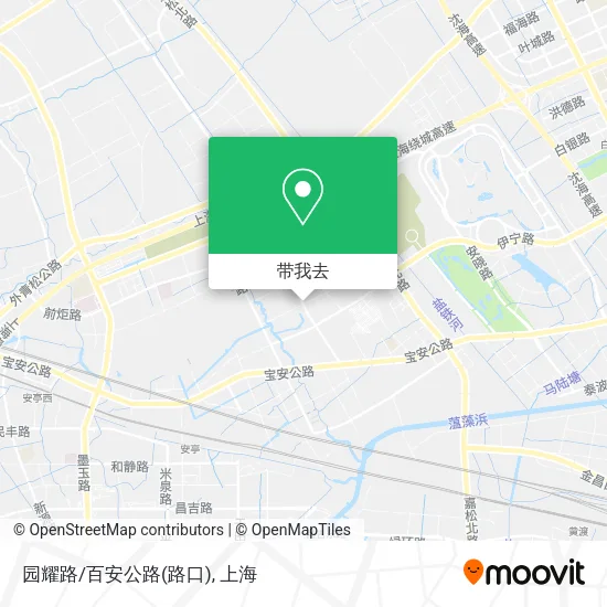 园耀路/百安公路(路口)地图