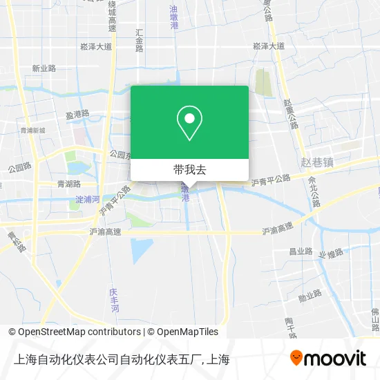 上海自动化仪表公司自动化仪表五厂地图