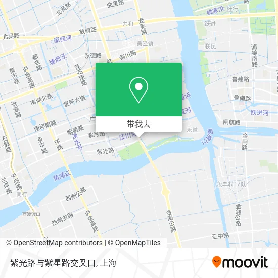 紫光路与紫星路交叉口地图