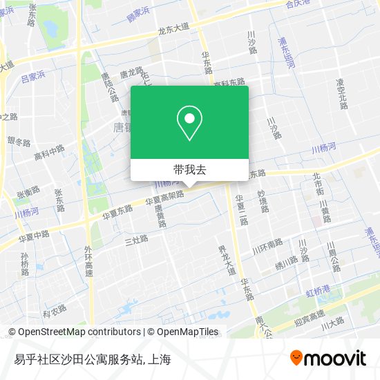 易乎社区沙田公寓服务站地图