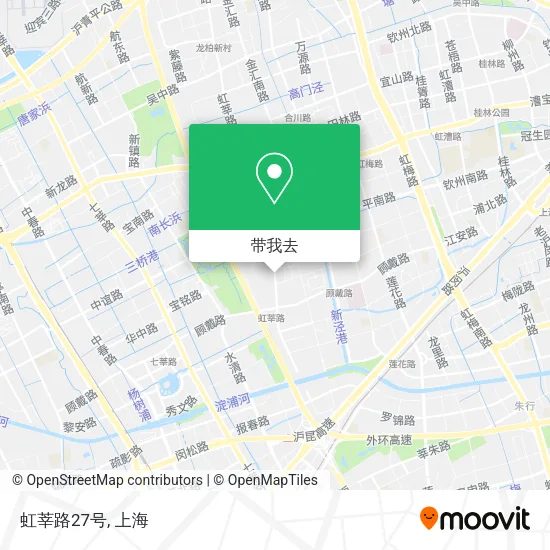 虹莘路27号地图