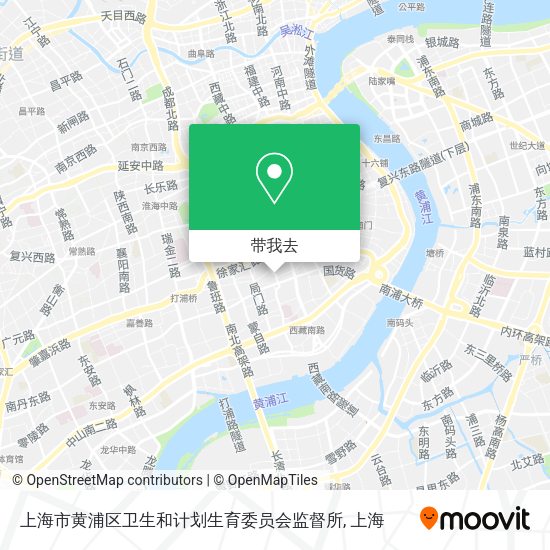 上海市黄浦区卫生和计划生育委员会监督所地图