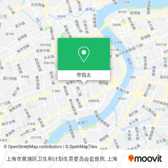 上海市黄浦区卫生和计划生育委员会监督所地图