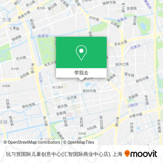 玩习营国际儿童创意中心(汇智国际商业中心店)地图