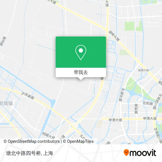 塘北中路四号桥地图