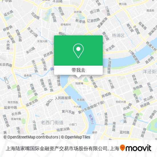 上海陆家嘴国际金融资产交易市场股份有限公司地图