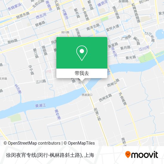徐闵夜宵专线(闵行-枫林路斜土路)地图