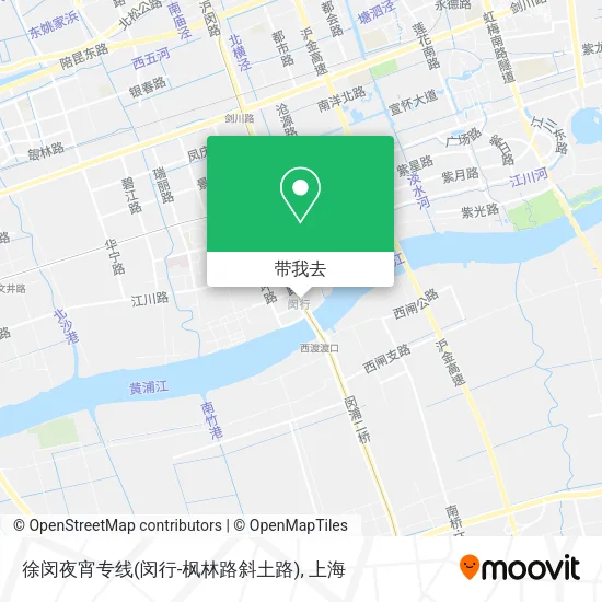 徐闵夜宵专线(闵行-枫林路斜土路)地图