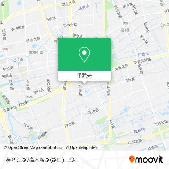 横沔江路/高木桥路(路口)地图