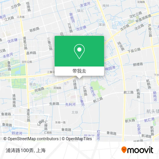 浦涛路100弄地图