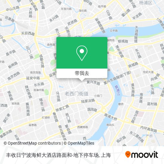 丰收日宁波海鲜大酒店路面和-地下停车场地图