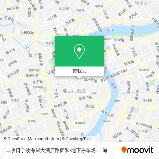 丰收日宁波海鲜大酒店路面和-地下停车场地图