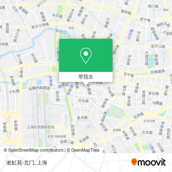 淞虹苑-北门地图